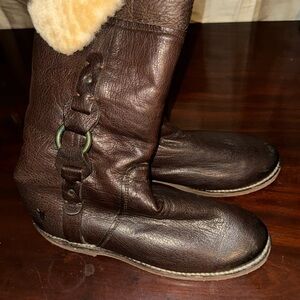 Frye Sleathering Winter Boot, Leather, Brown, Straps, Size 6